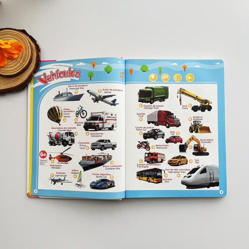 Libro Educativo Interactivo en Español para Niños