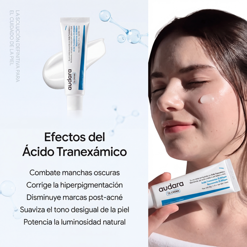 Crema 50ml, Cuidado de Manchas Oscuras e Hiperpigmentación con Ácido Tranexámico y Niacinamida
