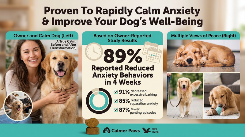 5. Proven To Rapidly Calm Anxiety & Improve Your Dog's Well-Being