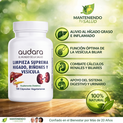 New Life Limpieza Suprema Hígado Riñones y Vesícula, Raíz de Diente de León y Cardo Mariano, 100 Cápsulas Vegetales Suplemento Dietético
