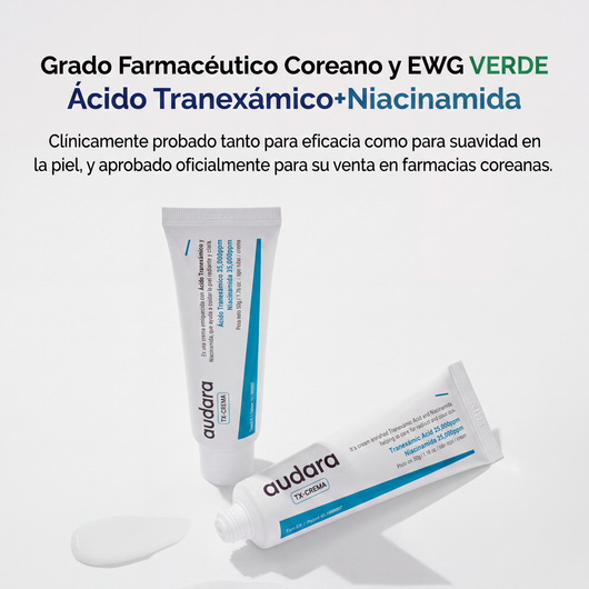 Crema 50ml, Cuidado de Manchas Oscuras e Hiperpigmentación con Ácido Tranexámico y Niacinamida